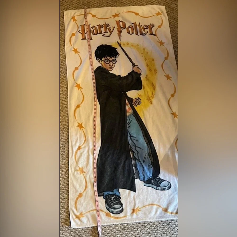 Vintage 2001 Harry Potter Warner Bros. Bath Towel